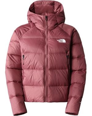 The North Face Hyalite Water Resistant Down Short Puffer Jacket - Red