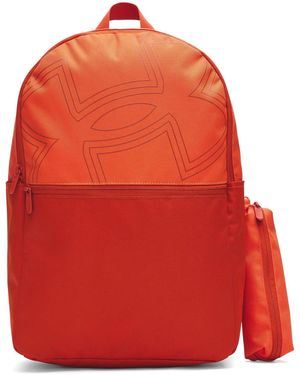 Under Armour Adults Essential Print Backpack - Red