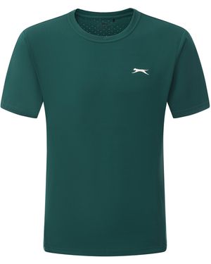 Slazenger 1881 Perf Tennis Short Sleeve Performance T-Shirt - Green