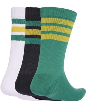 adidas 3-Pack Crew Socks Adults - Green