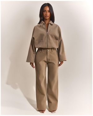 Mars the Label Suede Barn Jacket - Natural