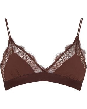 Love Stories Lovelace Bralette - Brown
