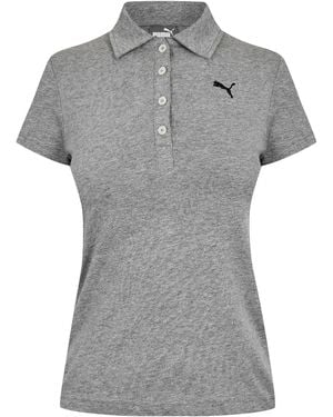 PUMA (19) Bt 445_ Ss Jersey Polo - Grey