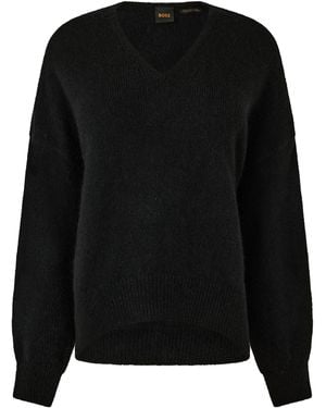 BOSS Fondyssa Jumper - Black