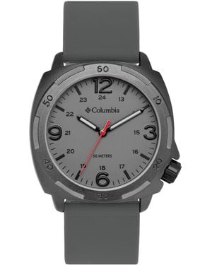 Columbia Delta Ridge Silicone Strap Sports Watch - Grey