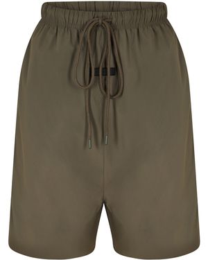 Fear Of God Adults Relaxed Fleece Shorts - Green