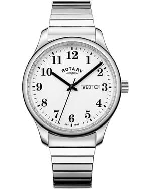 Rotary Heritage Altera Ss Expander Watch - Metallic