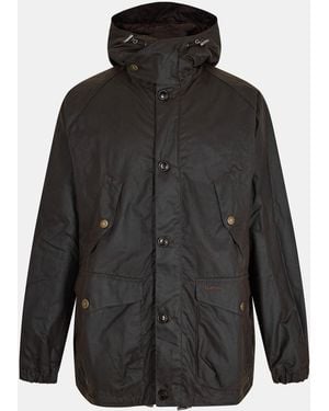 Barbour Re Mountain Re-Engineered Wax Jacket - Black