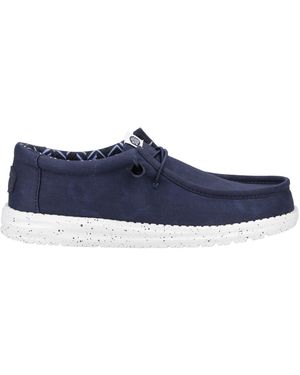 HEYDUDE Wally Canvas Shoe - Blue