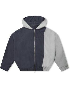 GBADEBO Two Tone Hoodie - Blue