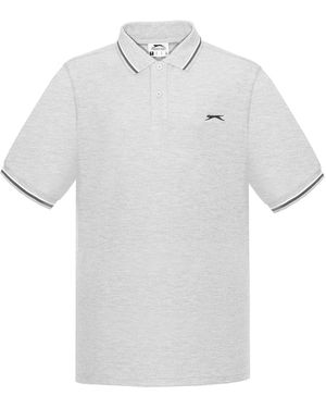 Slazenger 1881 Tipped Polo Shirt - White
