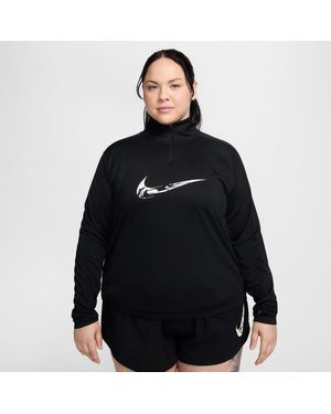 Nike Long Sleeve Performance Running Top - Black