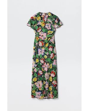 RIXO London Aryella Dress Ld61 - Green