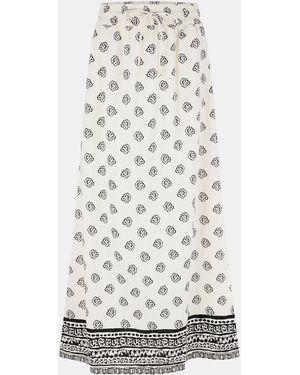 Vero Moda Maya Long Maxi Skirt - White