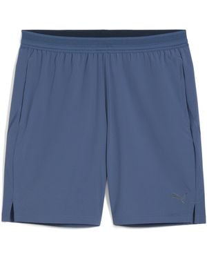 PUMA Tech Training 7" Stretch Woven Shorts - Blue