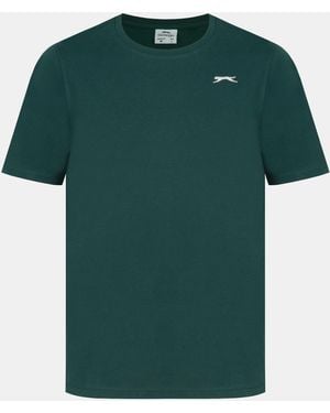 Slazenger 1881 Plain T-Shirt - Green