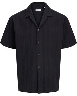 Jack & Jones Short Sleeve Plain Shirt - Black