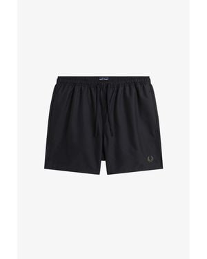 Fred Perry Swim Shorts - Black