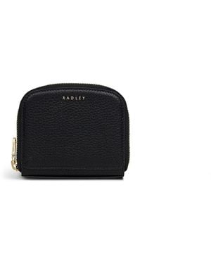 Radley Dukes Place Croc-Embossed Leather Zip Around Purse - Black