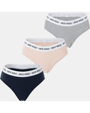 Jack Wills Wilden Multipack Boy Trousers 3 Pack Ladies - Blue