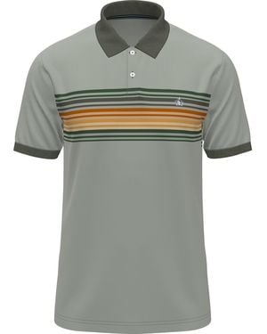 Original Penguin Birdseye Short Sleeve Polo Shirt - Grey