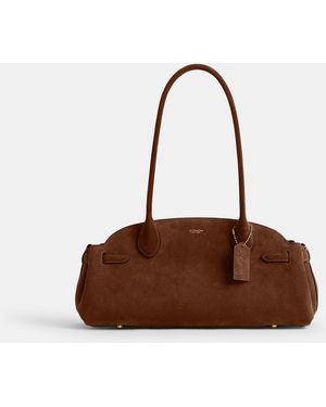 COACH Empire Carryall Satchel Bag - Brown