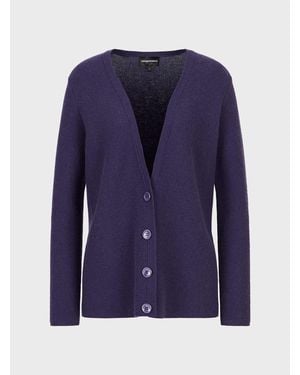 Emporio Armani Cardigan - Blue