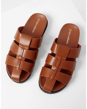 Threadbare Abel Flat Sandals - Brown