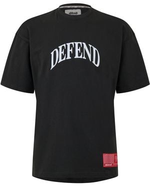 DFND London Summer Core T-Shirt And Shorts Set - Black