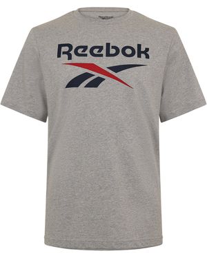 Reebok Identity Big Logo T-Shirt - Grey