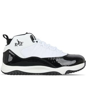 Rise Of Dawn Shuttle Basketball Trainers - White