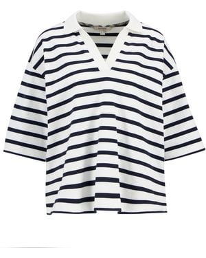 Barbour Inez Striped T-Shirts - Blue