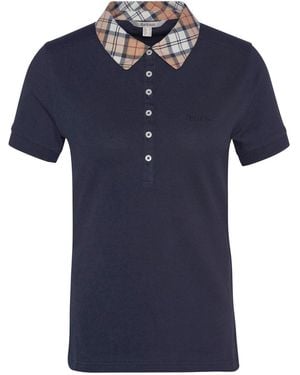 Barbour Short Sleeve Polo Shirt - Blue