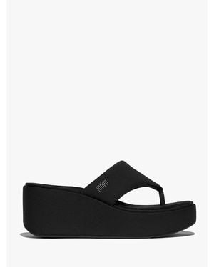 Fitflop Platforms Wedge Sandals - Black