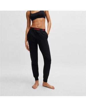 HUGO Sporty Logo_pants 10262204 01 - Black