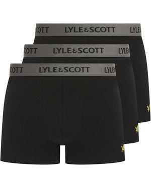 Lyle & Scott Lyle 3 Pack Trunk - Black