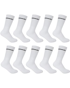 Donnay 10 Pack Quarter Socks - White