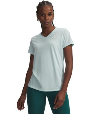 Under Armour Tech V-Neck Short Sleeve - Blue