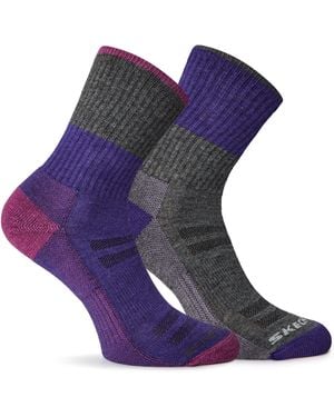 Skechers 2 Pack Walking Socks - Blue
