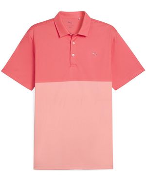 PUMA Pure 2.0 Colourblock Polo Shirt - Pink