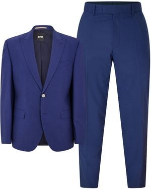 BOSS H Jeckson Suit - Blue