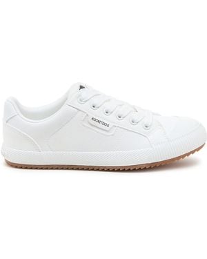 Rocket Dog Cheery Low Canvas Court Shoes - White