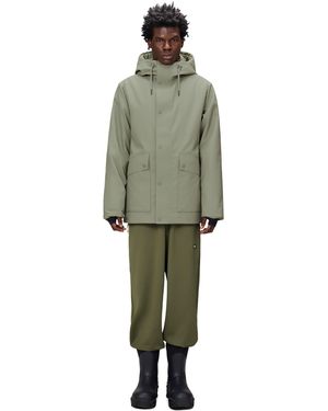 Rains Nome Waterproof Insulated Hooded Parka - Green