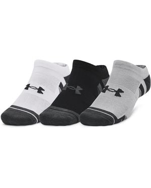 Under Armour Ua Performance Tech 3-Pack No Show Socks - Black