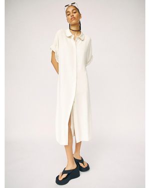 Object Tiana Shirt Dress - White
