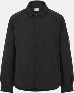 C.P. Company Quilted Padded Overshirt - Black