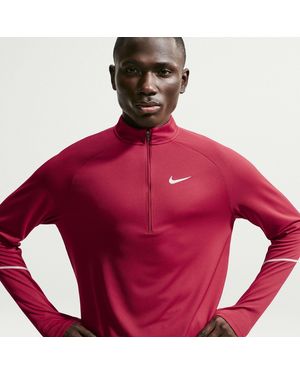 Nike Long Sleeve Performance Running Top - Red