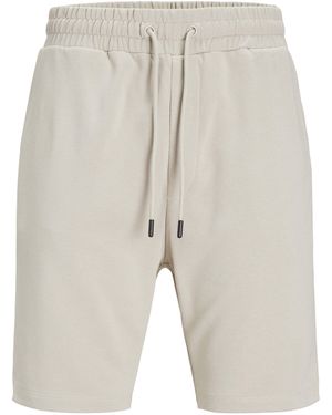 Jack & Jones Fleece Jogger Shorts - Grey