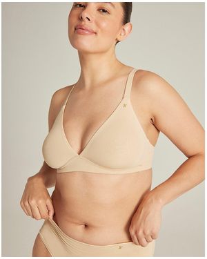 Nudea Easy Does It Bralette Second Skin Stretch - Natural