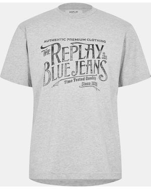 Replay Jeans T-Shirt - Grey